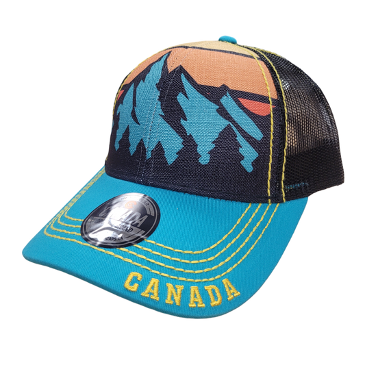 Canada Landmark Scene Baseball Caps