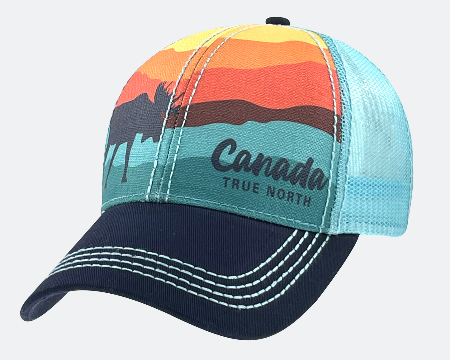 Canada Landmark Scene Baseball Caps