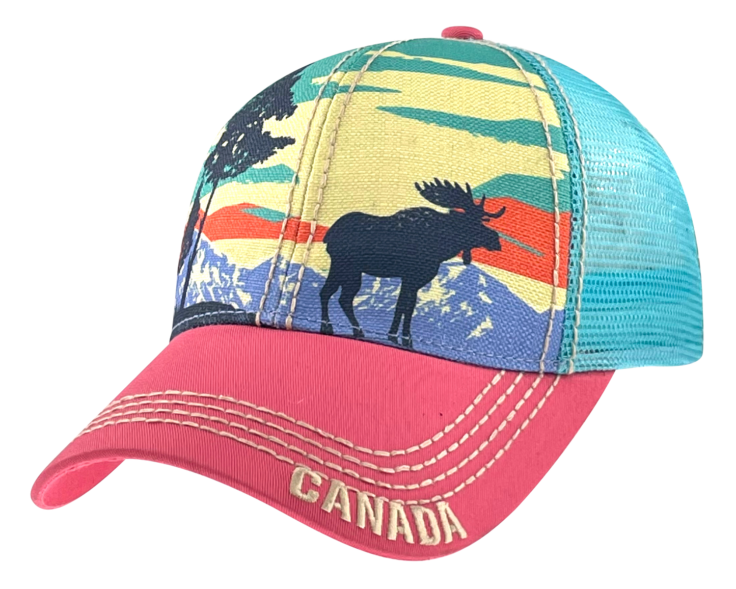 Canada Landmark Scene Baseball Caps