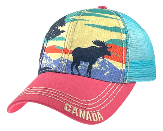 Canada Landmark Scene Baseball Caps