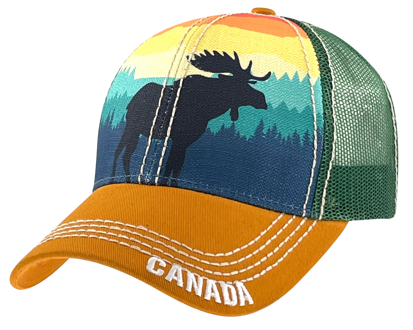 Canada Landmark Scene Baseball Caps