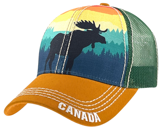 Canada Landmark Scene Baseball Caps