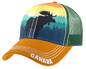 Canada Landmark Scene Baseball Caps