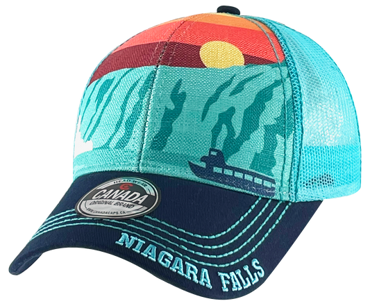 Niagara Falls Landmark Scene Baseball Caps