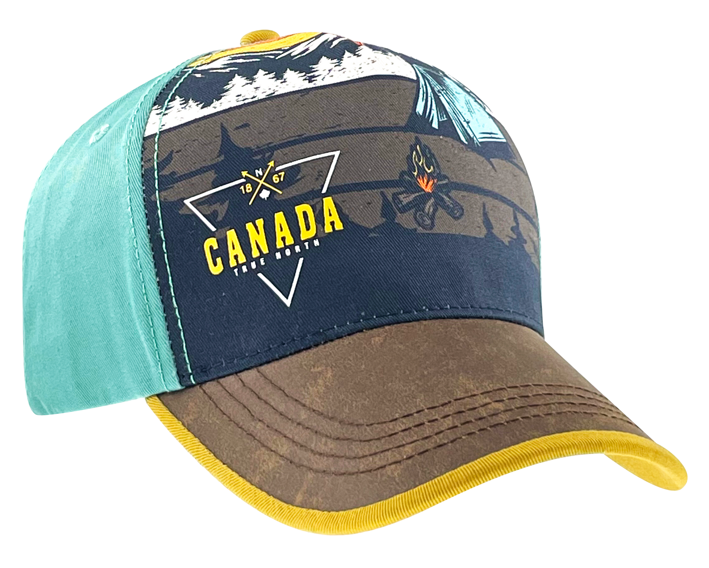 Canada Outdoor Scene Caps with Embroidery/ Embellishments Multi-Color