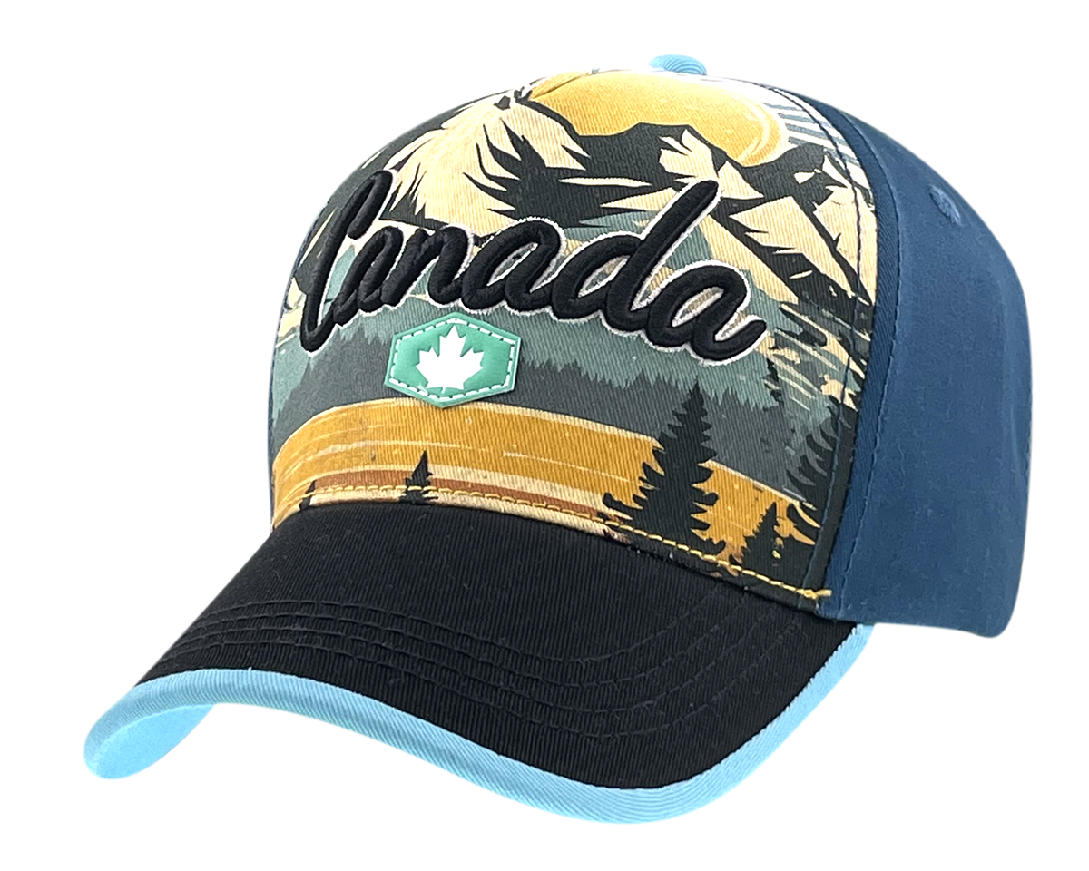 Canada Outdoor Scene Caps with Embroidery/ Embellishments Multi-Color