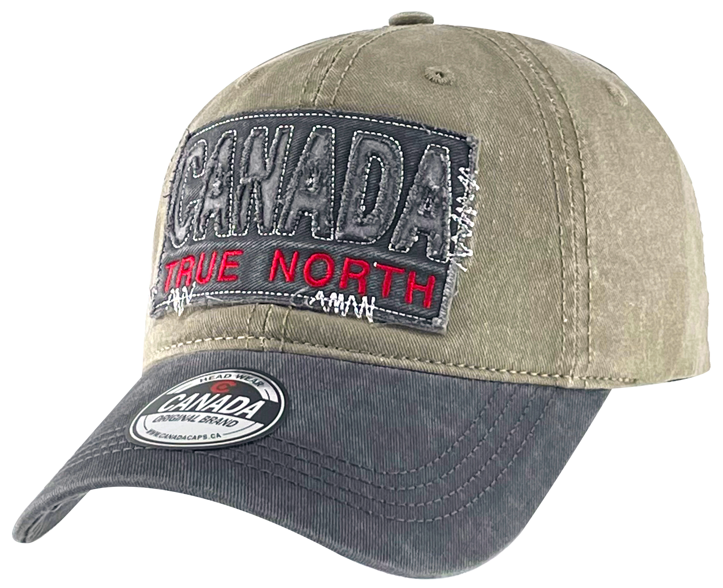 Canada Washed Cotton Hat with Applique/Embroidery Canada