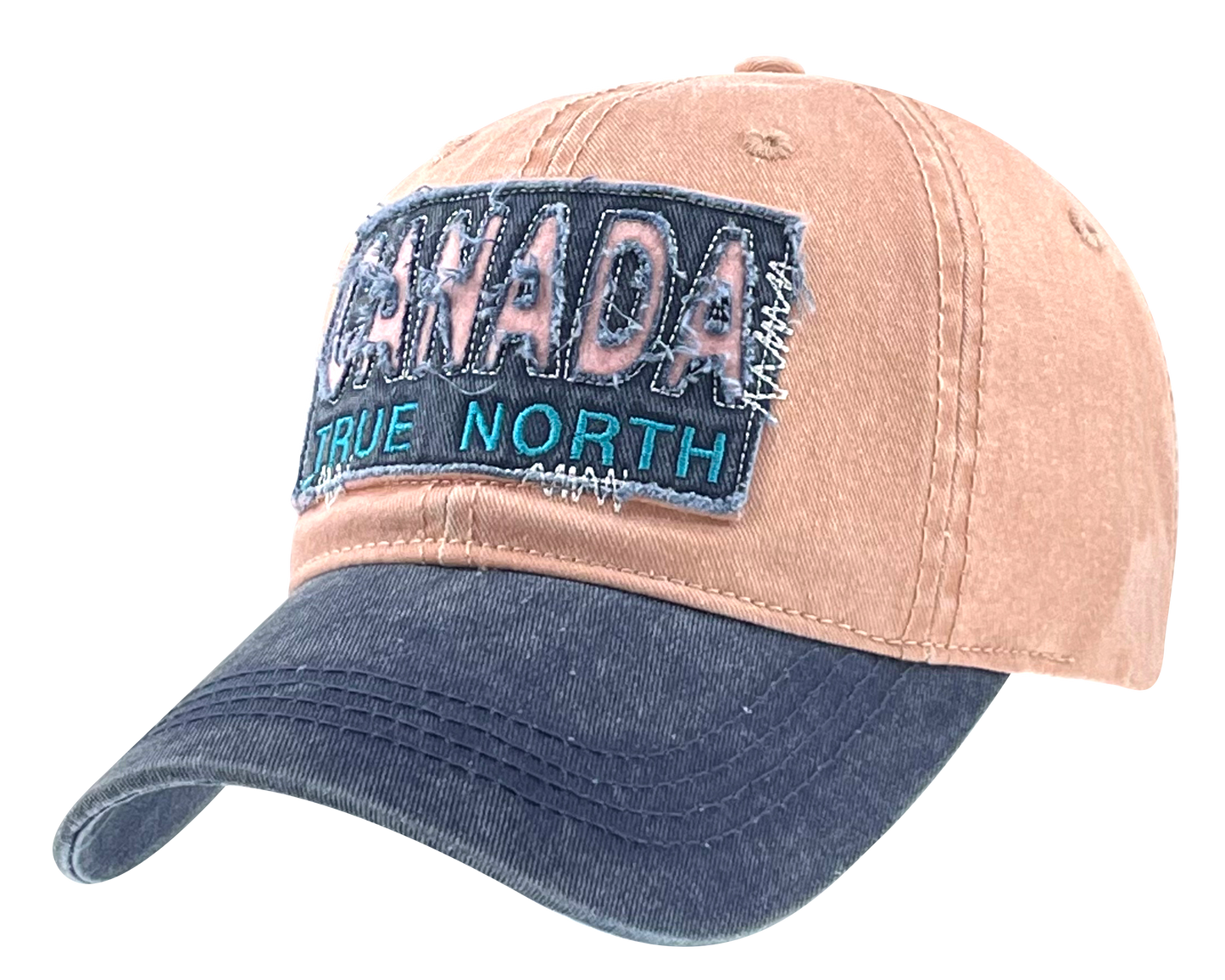 Canada Washed Cotton Hat with Applique/Embroidery Canada