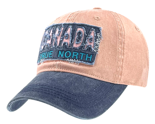 Canada Washed Cotton Hat with Applique/Embroidery Canada