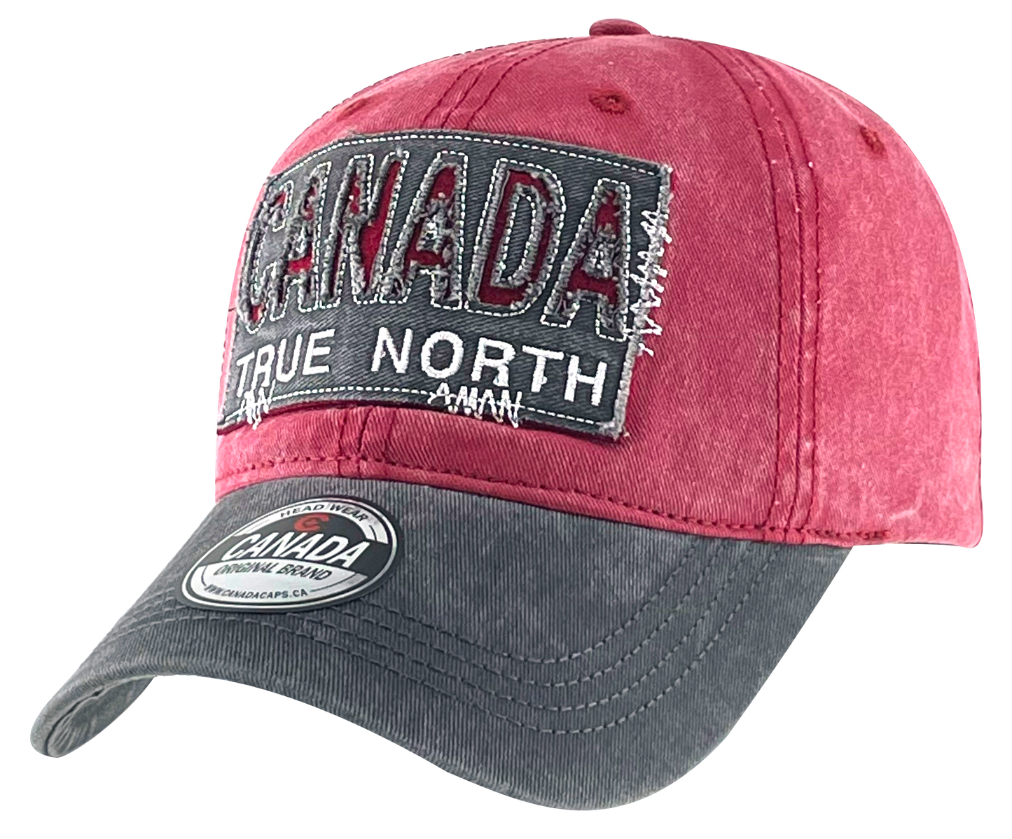 Canada Washed Cotton Hat with Applique/Embroidery Canada