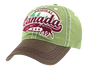 Canada Washed Cotton Hat with Applique/Embroidery