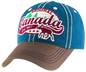 Canada Washed Cotton Hat with Applique/Embroidery