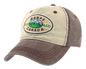 Washed Cotton Hat with Embroidered Patch - Banff