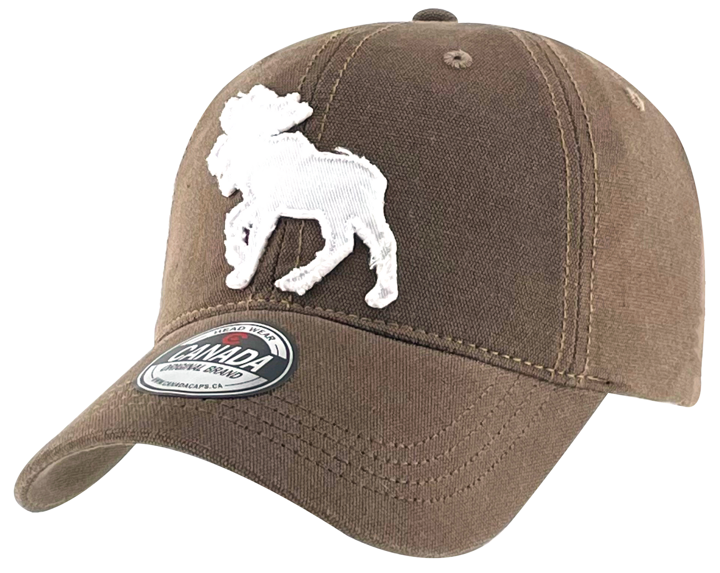 Canada Jersey Cotton Cap with applique Moose Patch