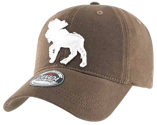 Canada Jersey Cotton Cap with applique Moose Patch