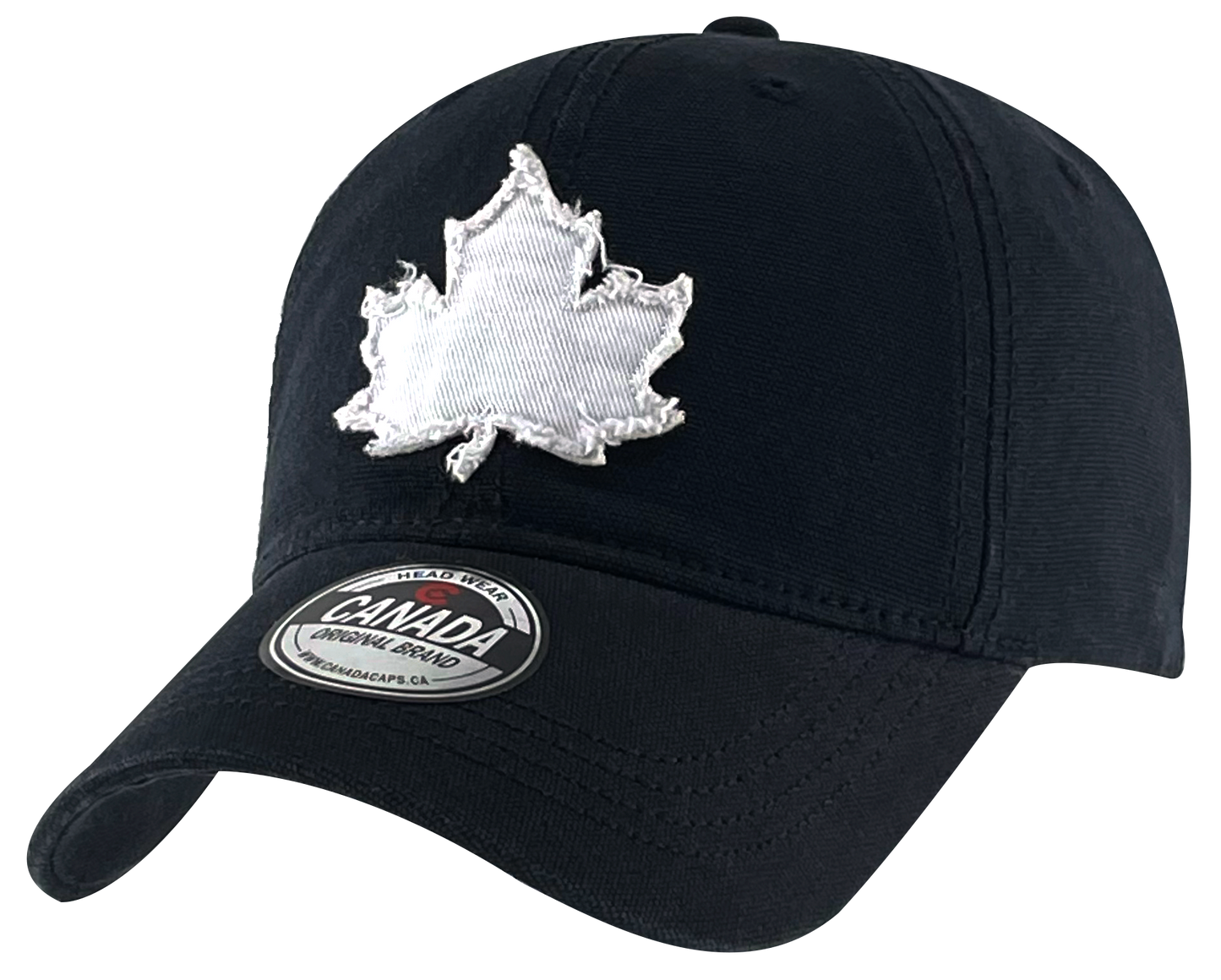 Canada Jersey Cotton Cap with applique Maple Leaf Patch