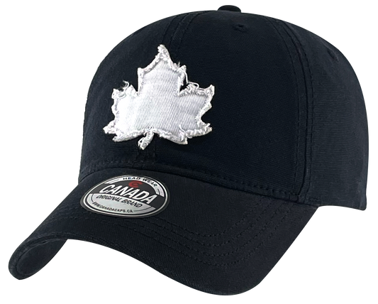 Canada Jersey Cotton Cap with applique Maple Leaf Patch