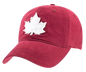 Canada Jersey Cotton Cap with applique Maple Leaf Patch