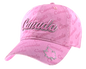 Canada Washed Cotton Ladies hat with All-Over Print and Embroidery