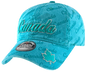 Canada Washed Cotton Ladies hat with All-Over Print and Embroidery