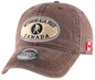 Canada Washed Cotton Hat with BIG FOOT Patch and Canada Flag on side