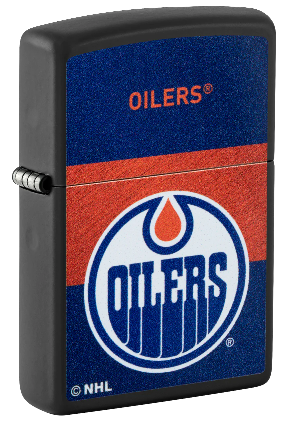 ZIPPO Lighter NHL 218 Edmonton Oilers Black (42183)