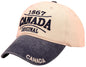 Canada Baseball Hats- Washed Canada - Summer Colours