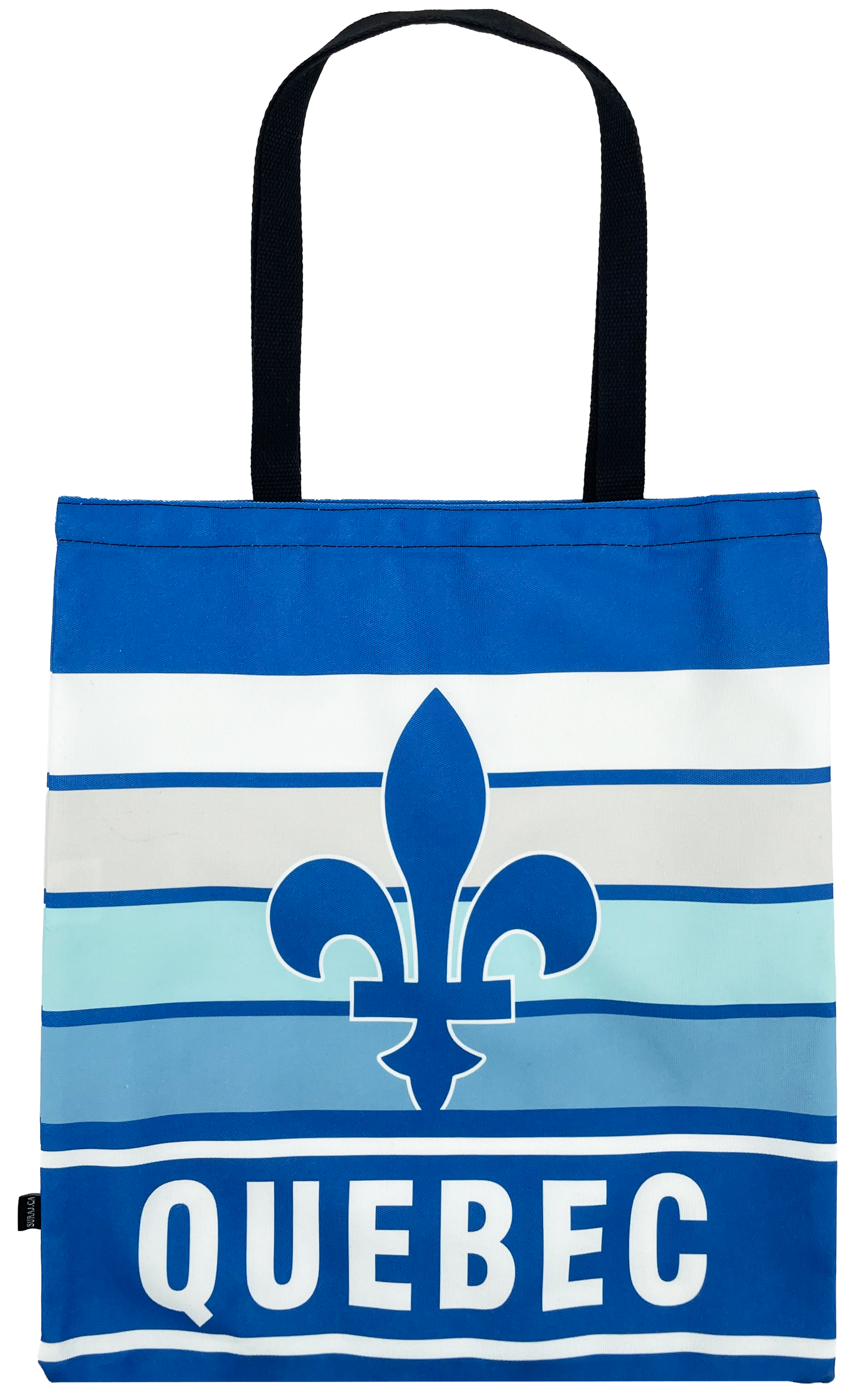 Canvas Tote Bags with Quebec Flag