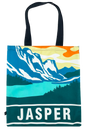 Canvas Tote Bags with Jasper Landmark Scene