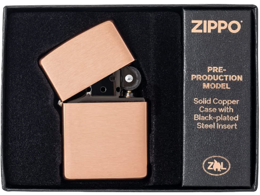 Zippo Lighter Solid Copper (48107)