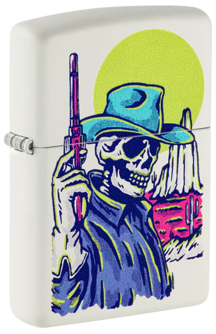 ZIPPO Wild West Skeleton Design