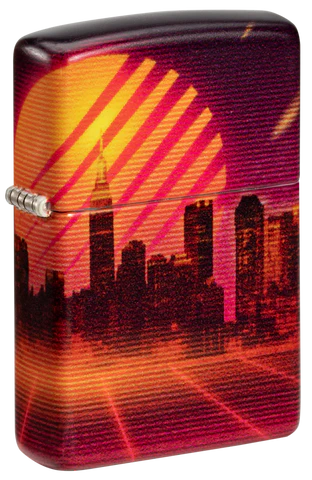 ZIPPO CYBER CITY DESIGN