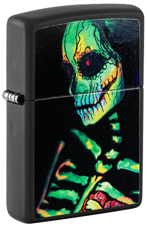 ZIPPO Glowing Skull Design