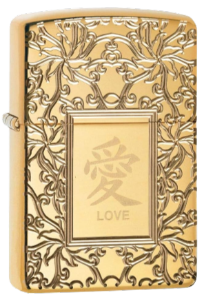 Zippo Lighter Chinese Love Design (49022)