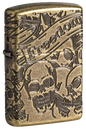 Zippo Lighter Freedom Skull Design (49035)