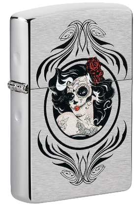 Zippo Lighter Day of the Dead Girl Design (49253)