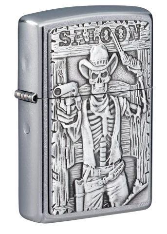 ZIPPO Saloon Skull Emblem Design