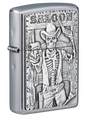 ZIPPO Saloon Skull Emblem Design