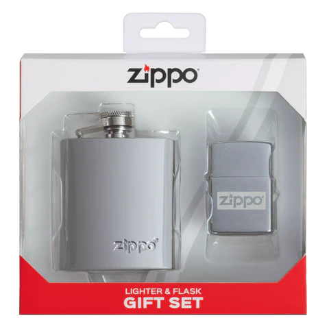 Zippo Lighter and Flask WPL Gift Set (49358)