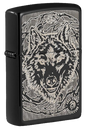 Zippo Lighter Back Wolf Design (49443)