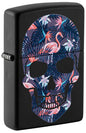 ZIPPO Flamingo Skull Design