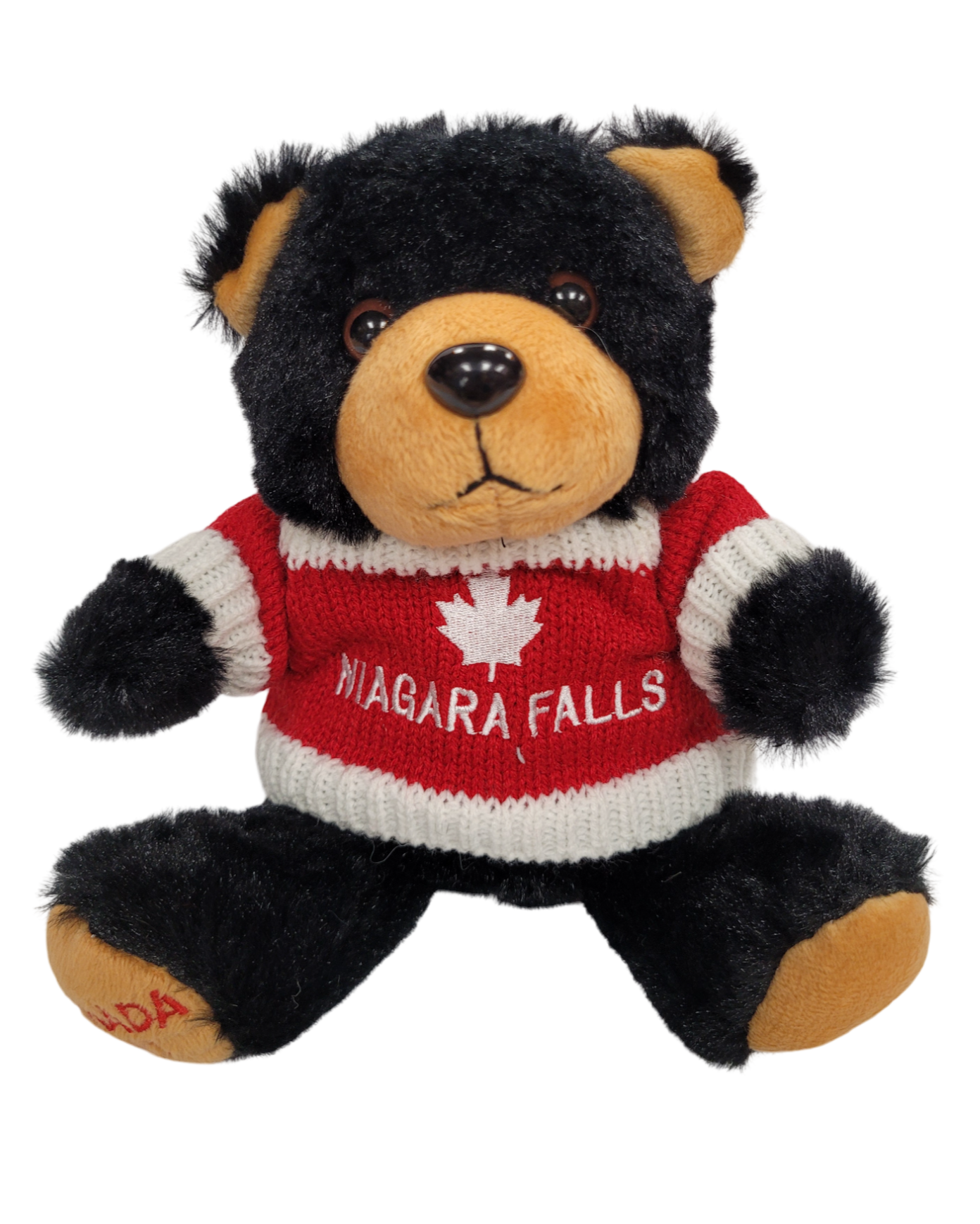 Furry Plush with Knitted Sweater Niagara Falls