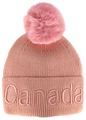 Canada Knit Toque with Pom w/ Tone-on Tone Embroidery