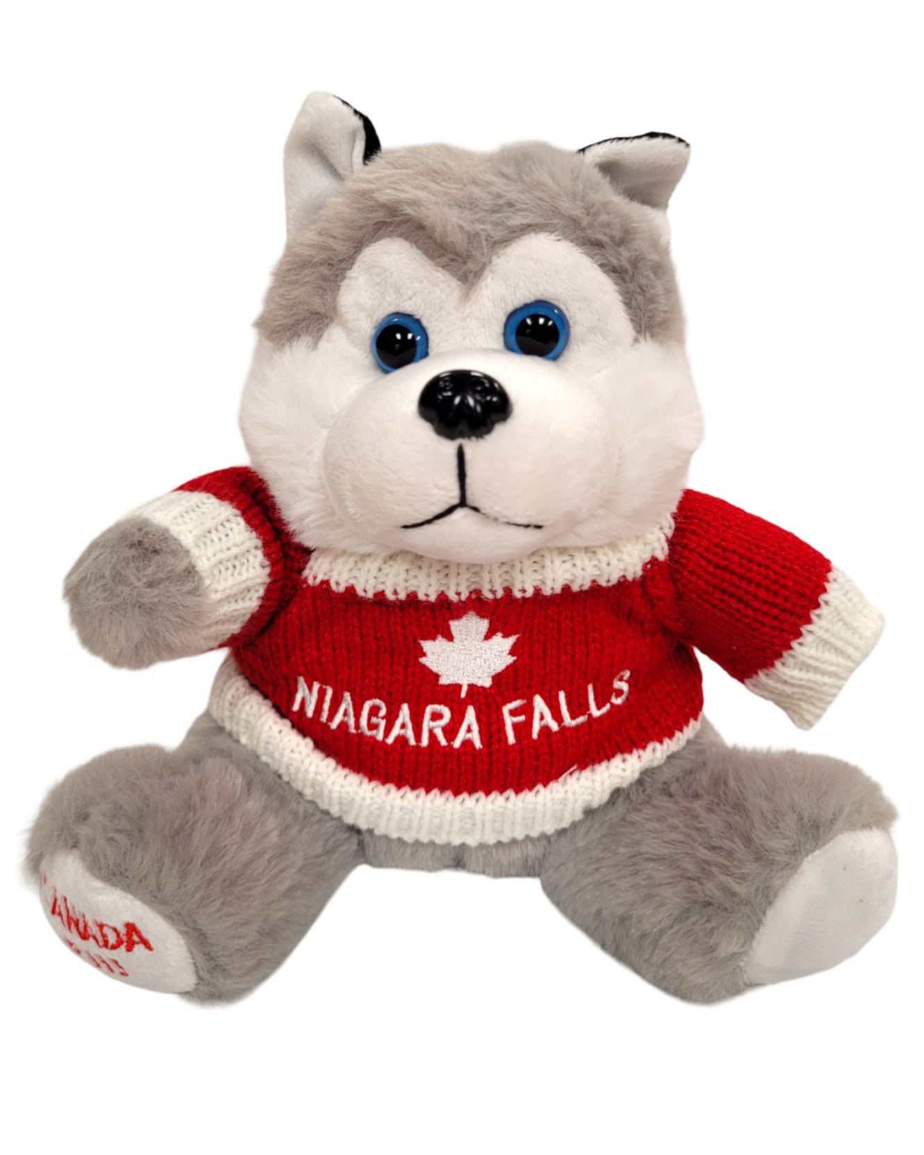 Furry Plush with Knitted Sweater Niagara Falls