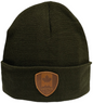 Knit Toque with Leather Patch - Jasper