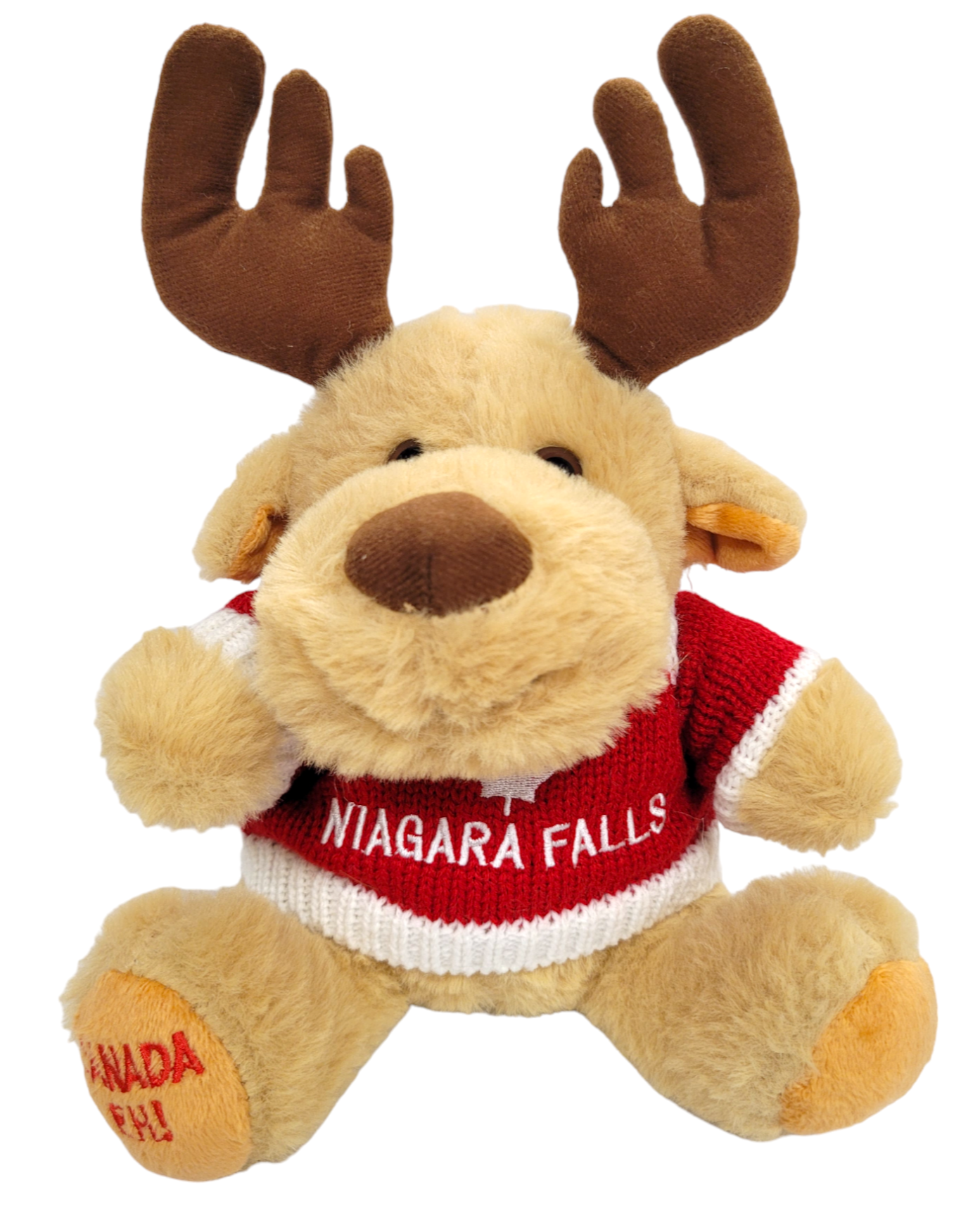 Furry Plush with Knitted Sweater Niagara Falls