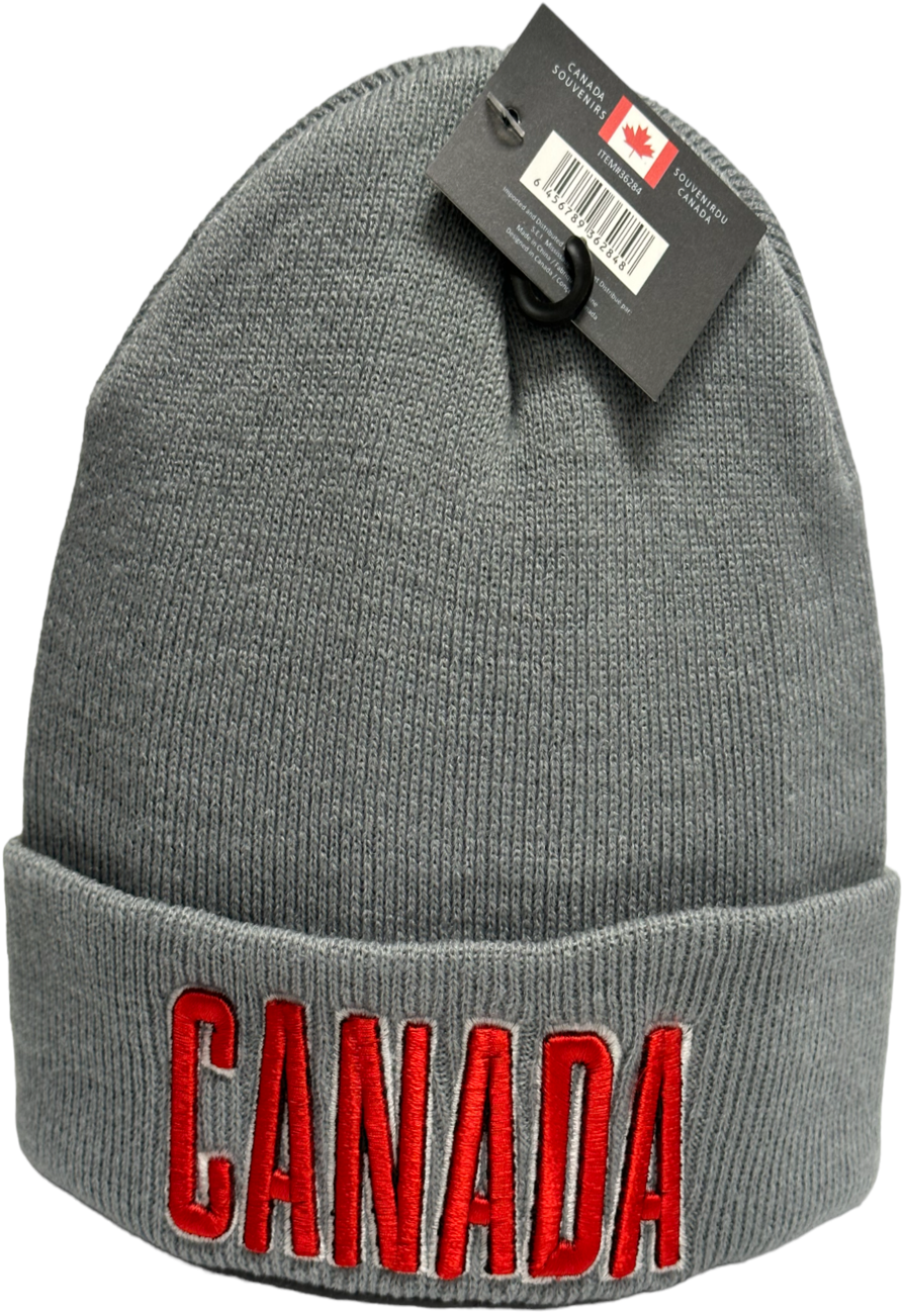 Canada Knit Beanie - Embroidered