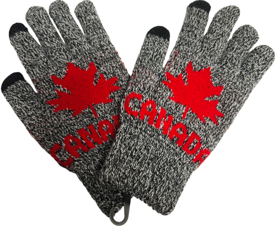 Canada Knit Winter Gloves