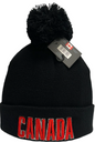 Canada Knit Beanie - Embroidered w/ Pom