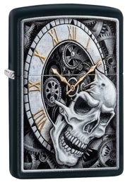 ZIPPO Skull Clock Design